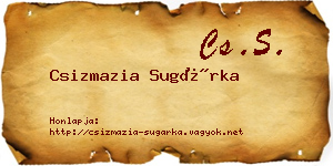Csizmazia Sugárka névjegykártya